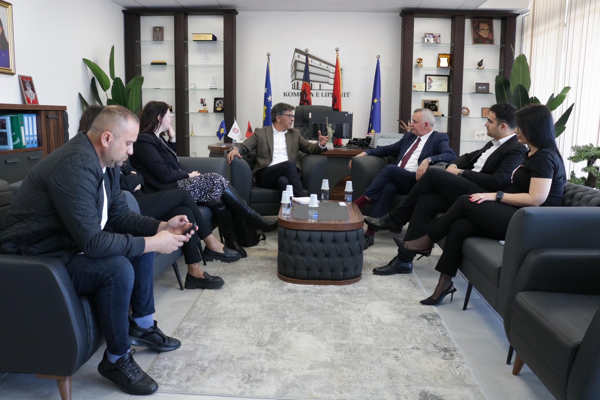 Meeting with the Mayor of Lipjan